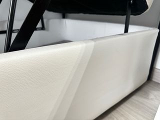 Canapé polipiel blanco 90cm.