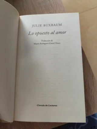 Lo opuesto al amor