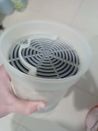 Filtro Eheim Classic 250 2213 lleno canutillos