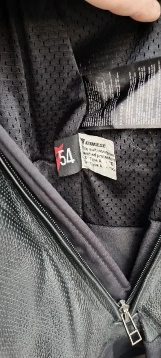 Mono Dainese Moto cuero Negro