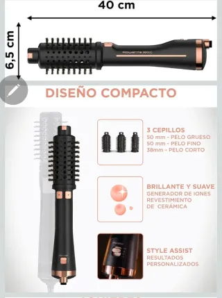 Secador moldeador. Rowenta Ultimate Experience