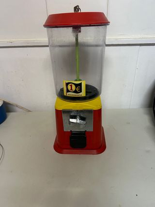 Máquina de chicles/caramelos 1€