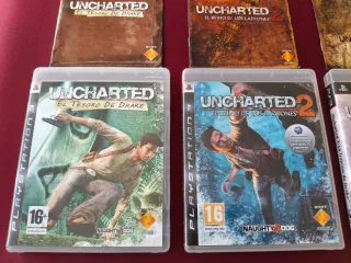 🇪🇸 UNCHARTED 1 2 3 PS3 COMPLETOS TRILOGÍA ESPAÑA