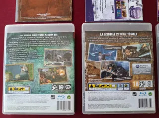 🇪🇸 UNCHARTED 1 2 3 PS3 COMPLETOS TRILOGÍA ESPAÑA