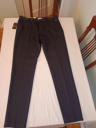Chino slim negro hombre talla 46