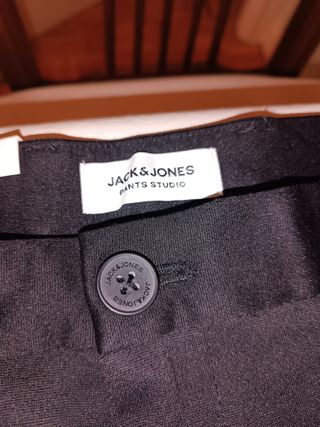 Chino slim negro hombre talla 46