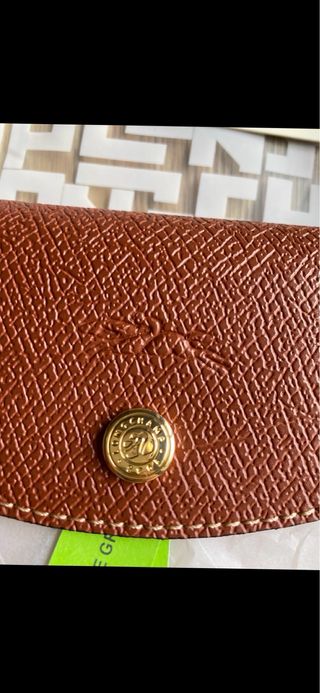 Mala Longchamp Le Pliage L bege e castanho