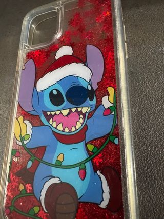 Funda iPhone XR/11 Lilo Stitch Navidad