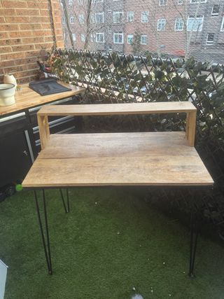 Escritorio/Mesa Sklum Madera y Metal