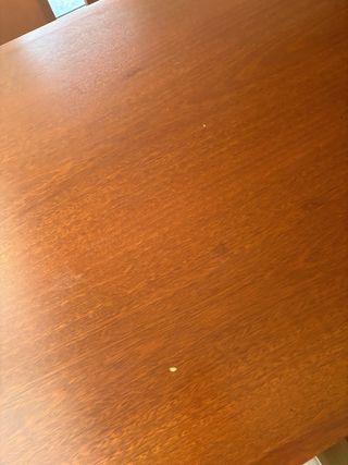 Mesa comedor extensible madera maciza con 4 sillas