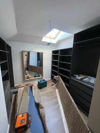 Armario empotrado azul Ikea