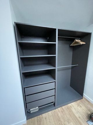 Armario empotrado azul Ikea