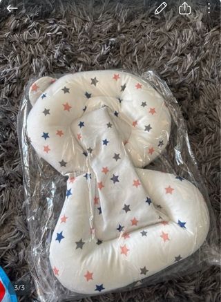 Asiento reductor para bañera bebé estrellas