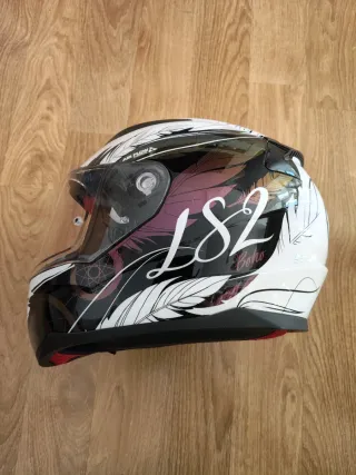 Casco Moto LS2 Boho Plumas ,talla S
