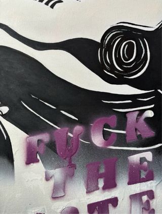 Cuadro Star Wars Soldado Imperial Graffiti