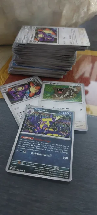 Cartas Pokémon: Ambipom, Zigzagoon, Toxtricity