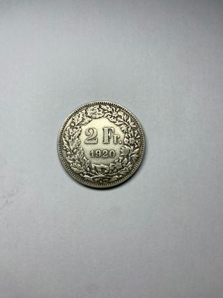 Moneda Helvetia Plata