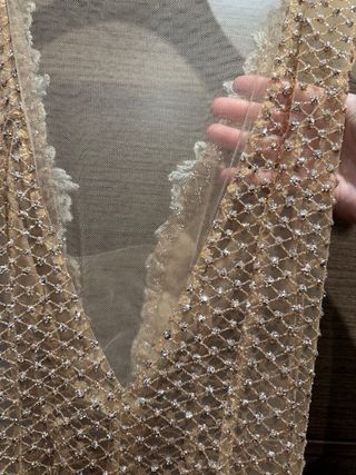 Vestido de lujo con pedrería