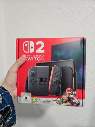 Nintendo Switch 2 + Mario Kart world precintado