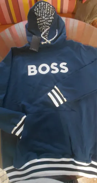 Sudadera con capucha  y pantalon BOSS azul L