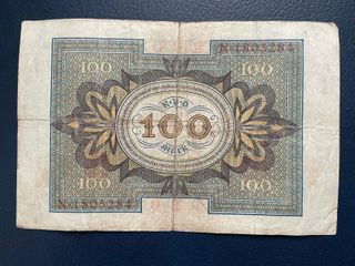 Billete 100 Marcos Alemania 1920