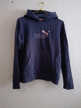 Sudadera Puma Mujer Azul y Rosa