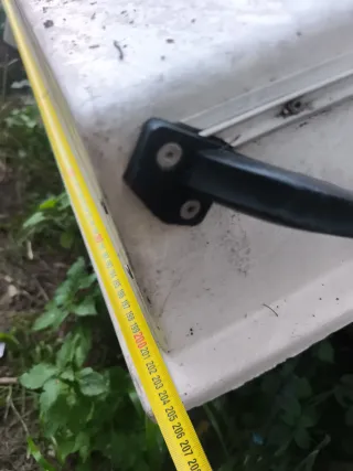 Tapa de remolque, medidas en las fotos