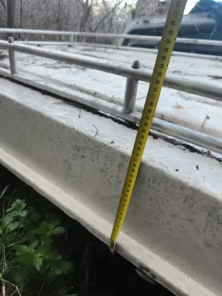 Tapa de remolque, medidas en las fotos