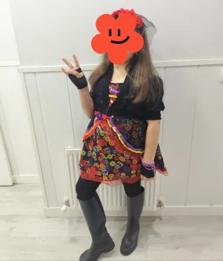 Disfraz Catrina Niña 6-8 años