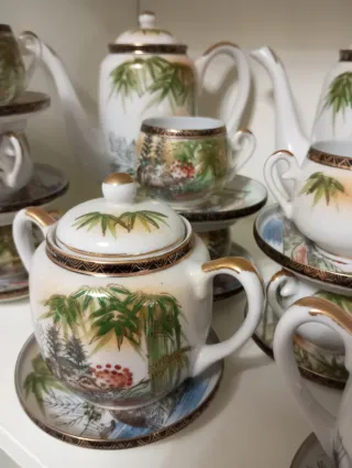 Juego de café de porcelana china