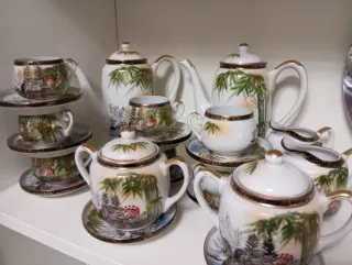 Juego de café de porcelana china