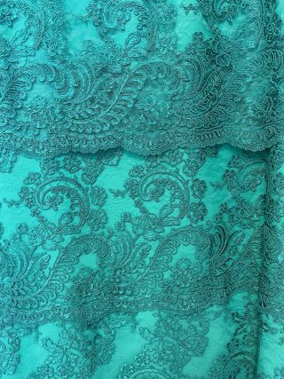 Vestido de ceremonia verde esmeralda