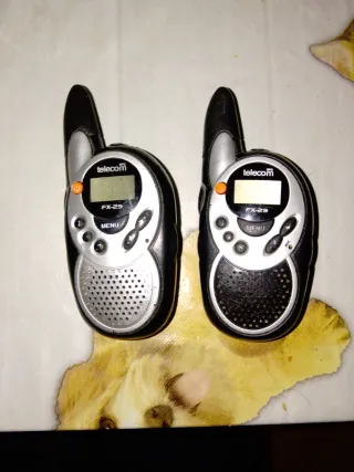 2 Walkie Talkies Telecom FX-29 Negros