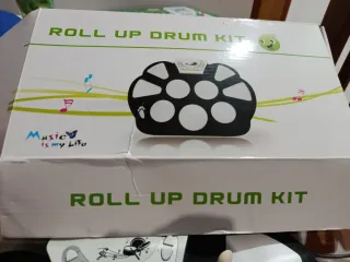 Batería Electrónica Portátil con Baquetas