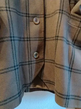 Giacca Pura Lana Marrone