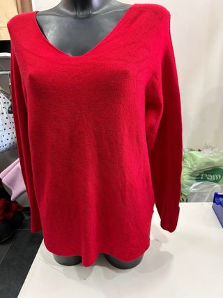 Maglia donna Cashmere Made in Italy rossa