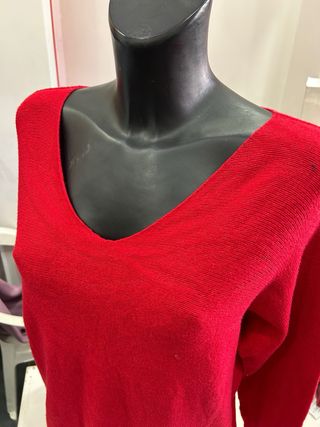 Maglia donna Cashmere Made in Italy rossa