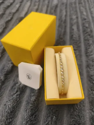 Pulsera Swarovski Tono Oro Rosa