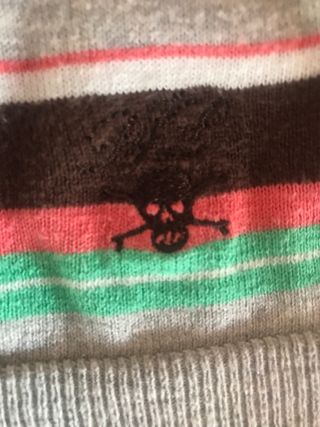 Jersey de pico rayas mujer