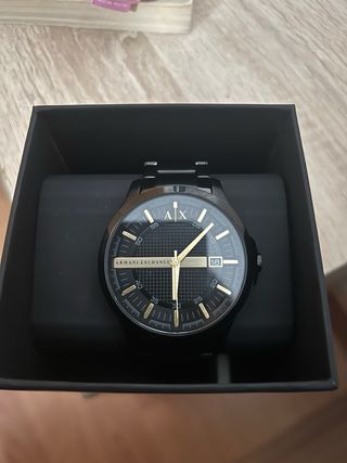 Reloj Armani Exchange Negro y Dorado