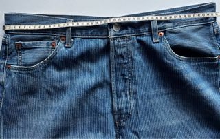 Pantalón Levi's Hombre W34 L32 Azul Rayas