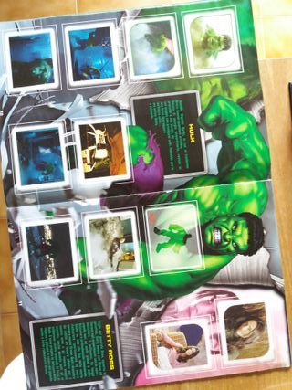 album con poster e figurine film hulk 2003 €19
