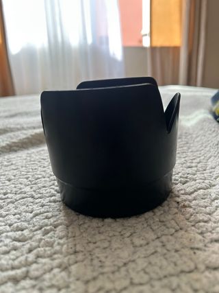 Parasol objetivo cámara negro