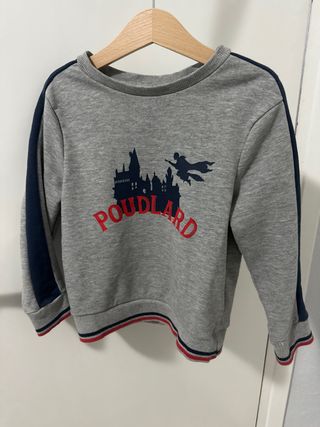 Sudadera Gris Poudlard Harry Potter talla 4 años
