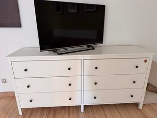 Cómoda doble Ikea blanca poco uso