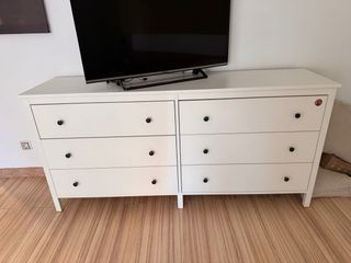 Cómoda doble Ikea blanca poco uso