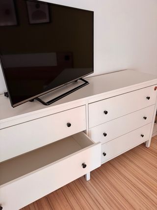 Cómoda doble Ikea blanca poco uso