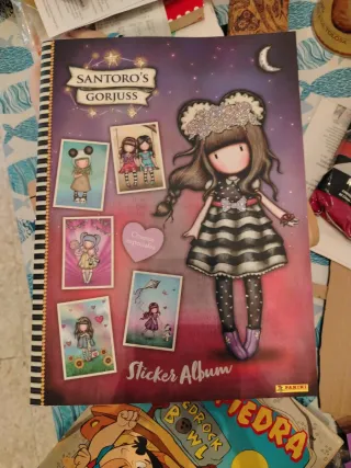 Álbum de pegatinas Santoro's Gorjuss