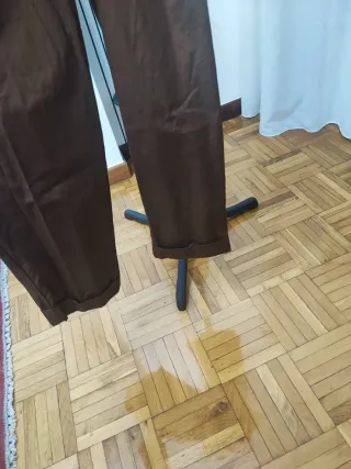 Mono Zara Popelín Marrón