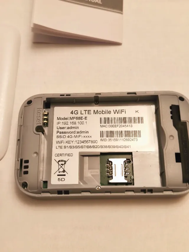 Mini roteador Wi-Fi 4G e 5G com bateria de 3000 mAh e 12 horas